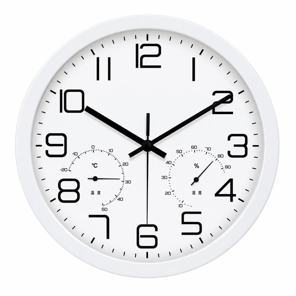 Horloge Murale Moderne Plastique Acrylique | White Chrono