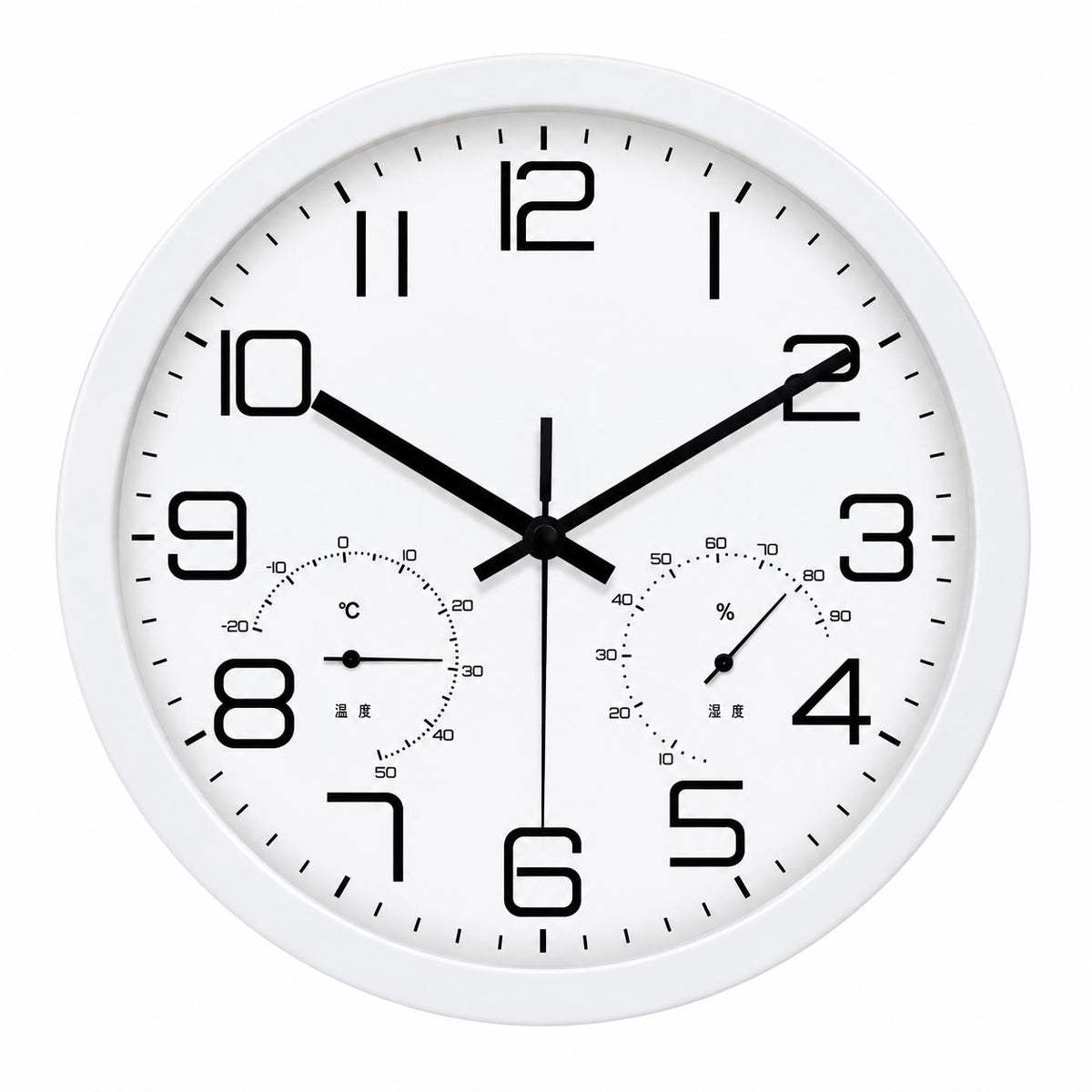 Horloge Murale Moderne Plastique Acrylique | White Chrono
