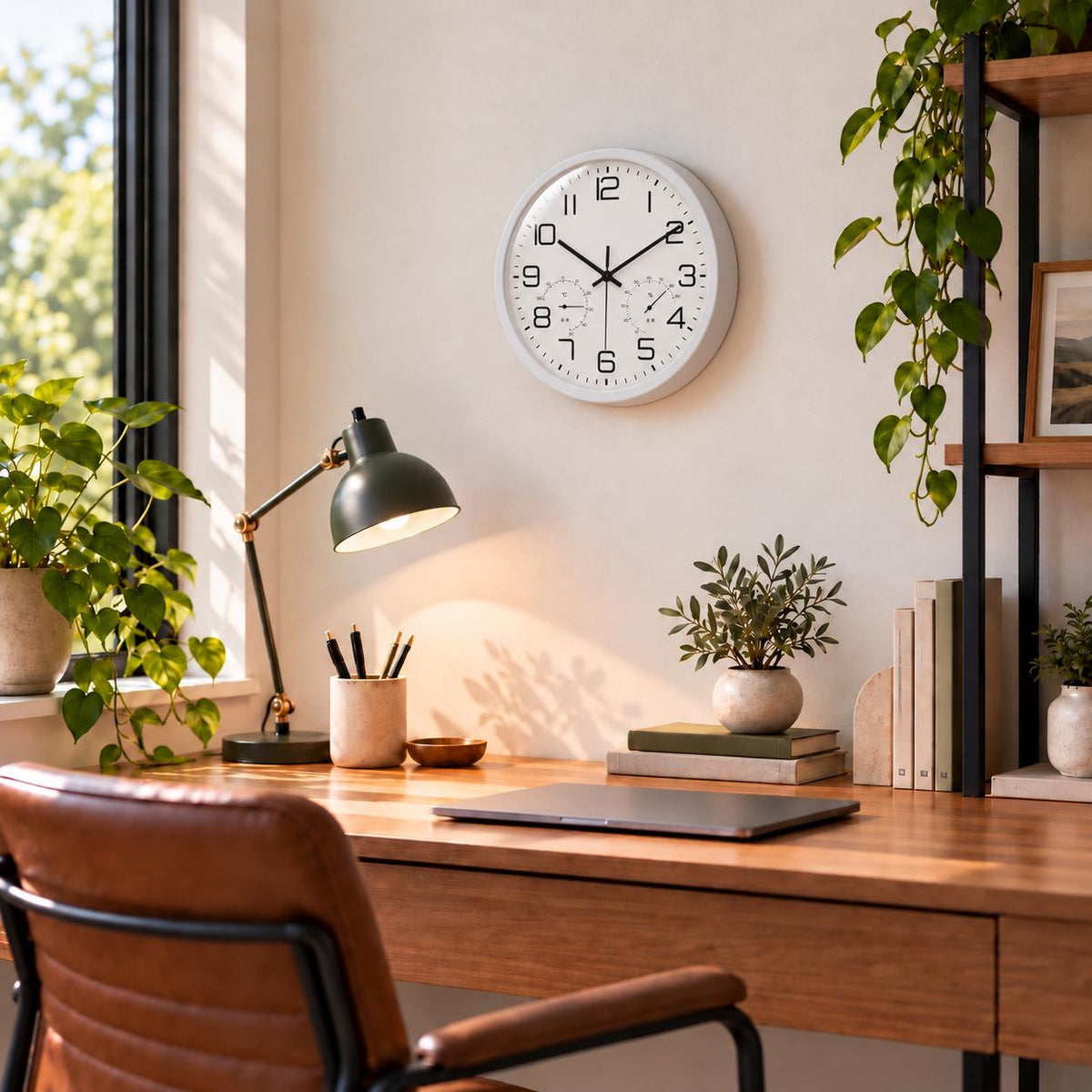 Horloge Murale Moderne Plastique Acrylique | White Chrono