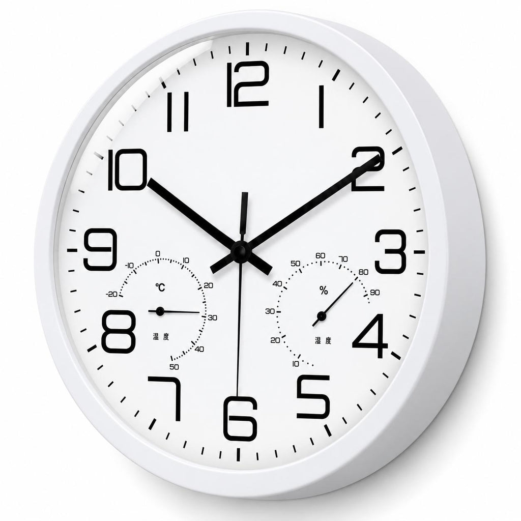 Horloge Murale Moderne Plastique Acrylique | White Chrono