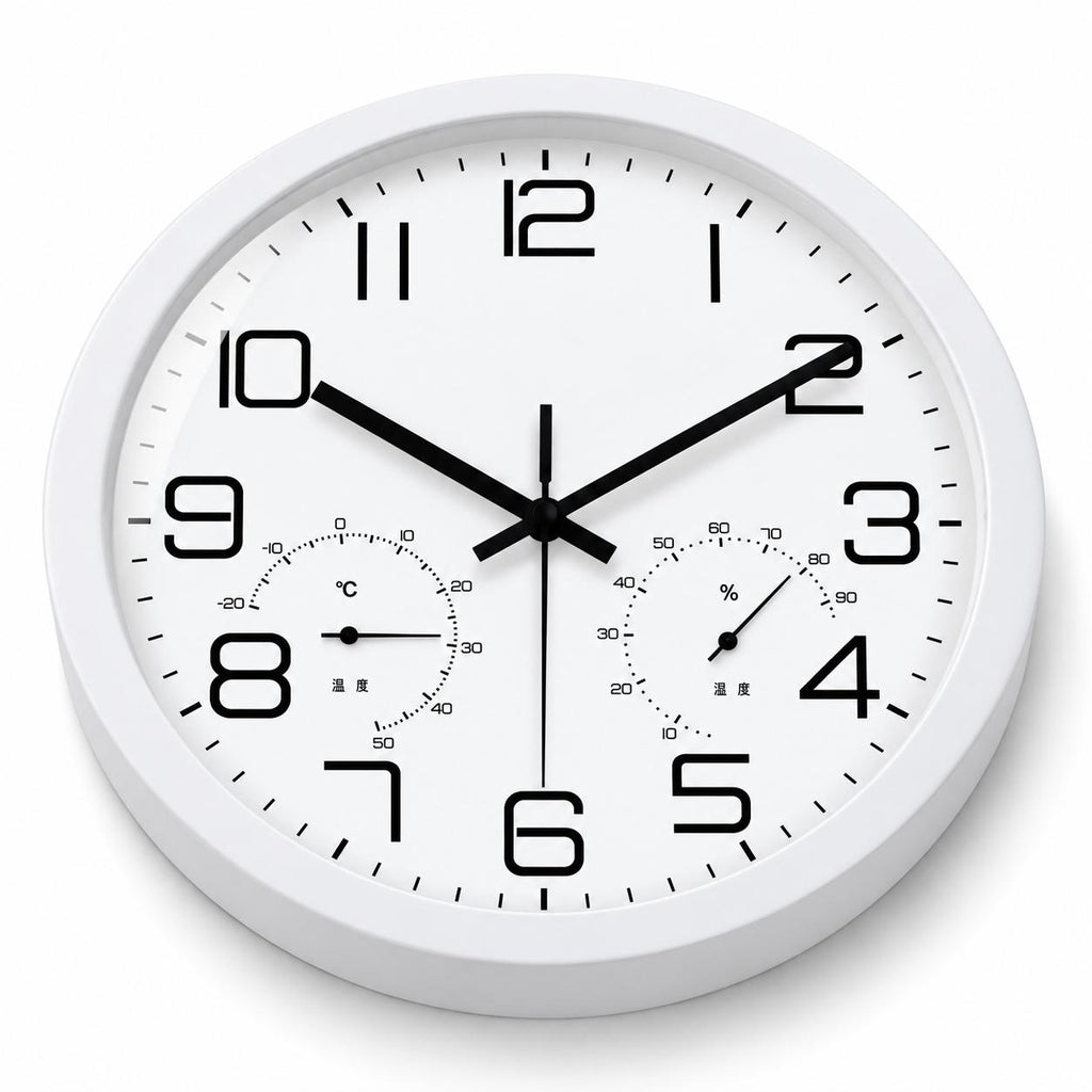 Horloge Murale Moderne Plastique Acrylique | White Chrono