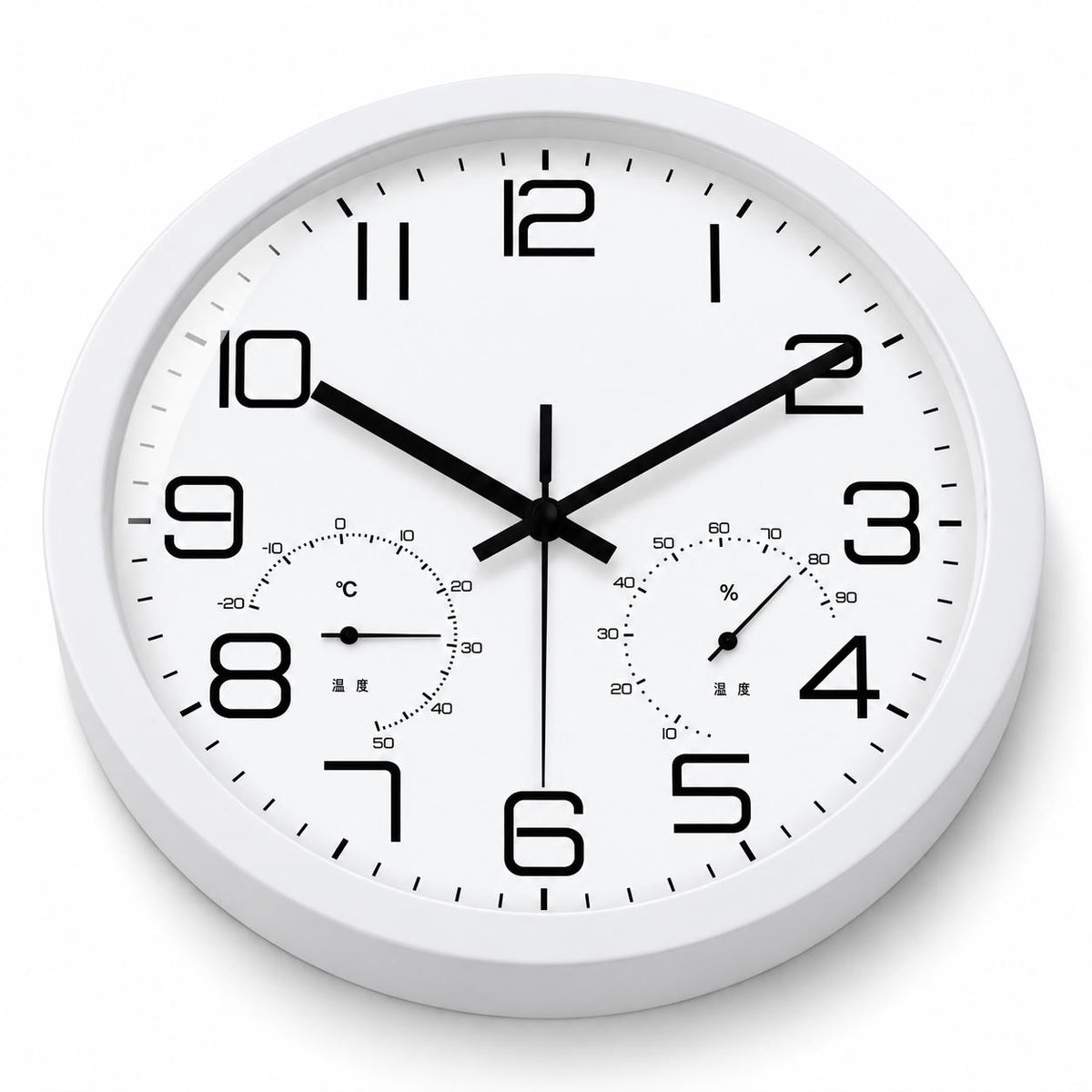 Horloge Murale Moderne Plastique Acrylique | White Chrono