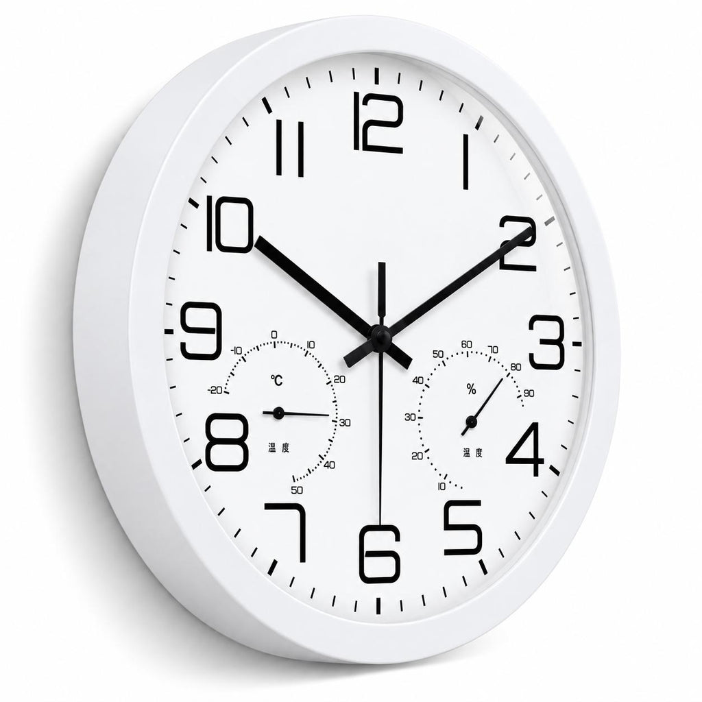 Horloge Murale Moderne Plastique Acrylique | White Chrono