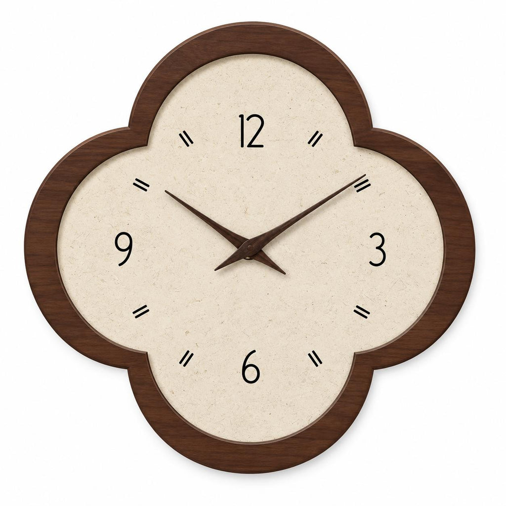 Horloge Murale Vintage Bois | Clover