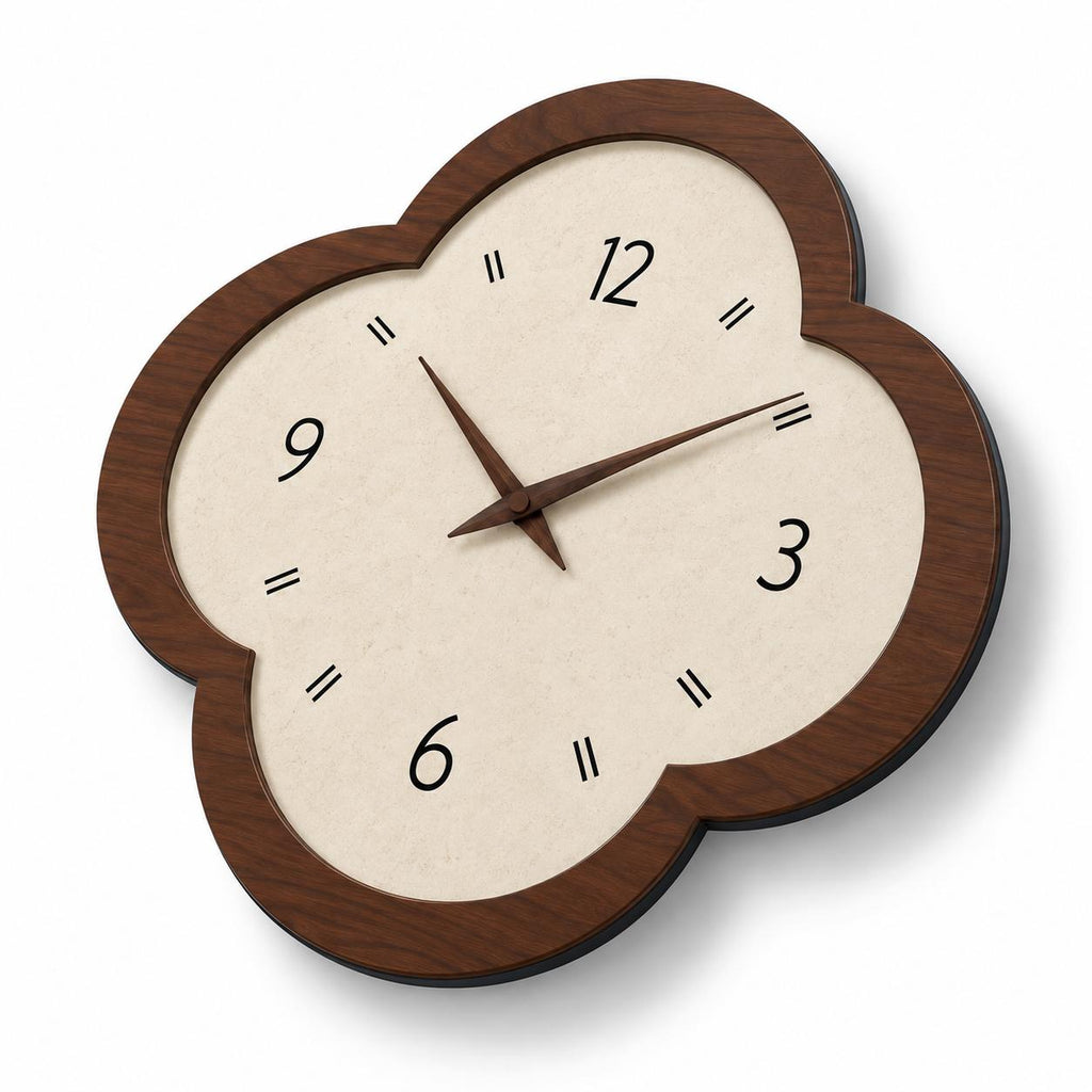 Horloge Murale Vintage Bois | Clover