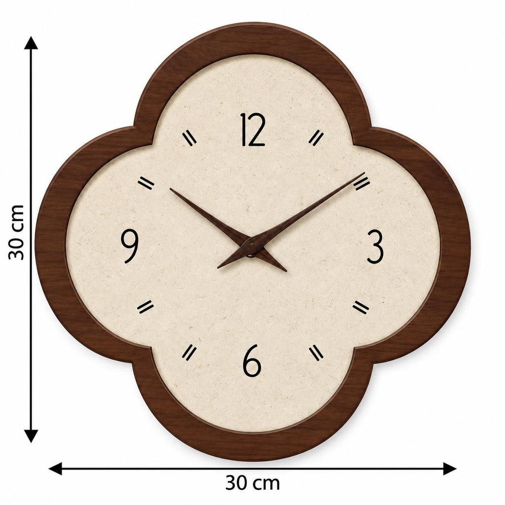 Horloge Murale Vintage Bois | Clover
