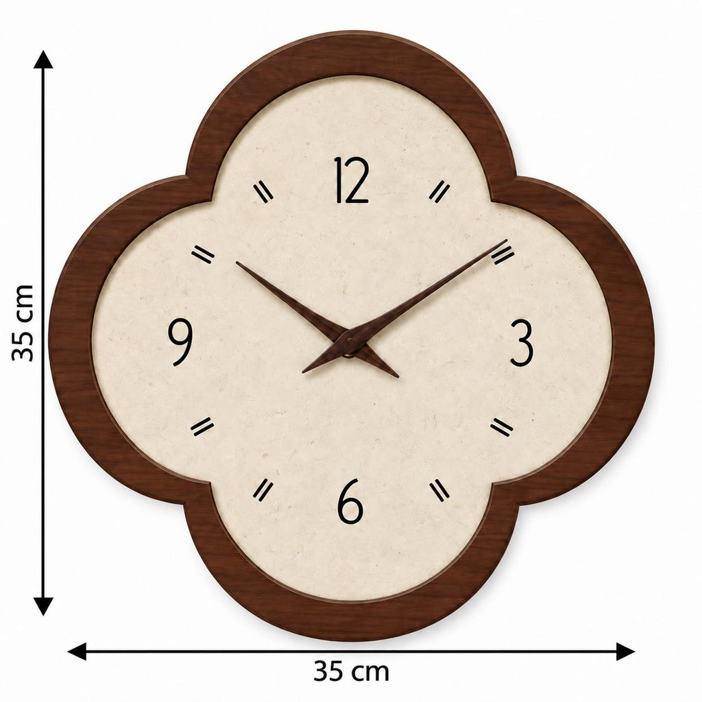 Horloge Murale Vintage Bois | Clover