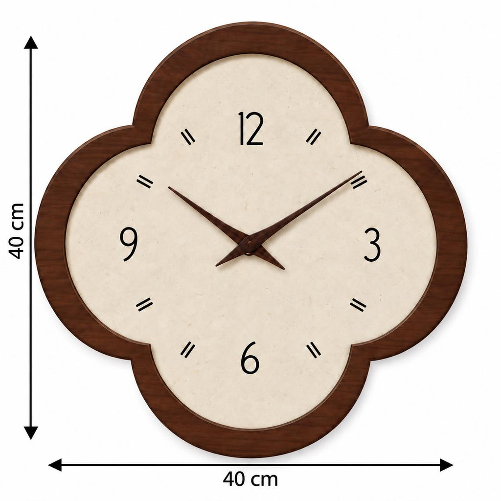 Horloge Murale Vintage Bois | Clover