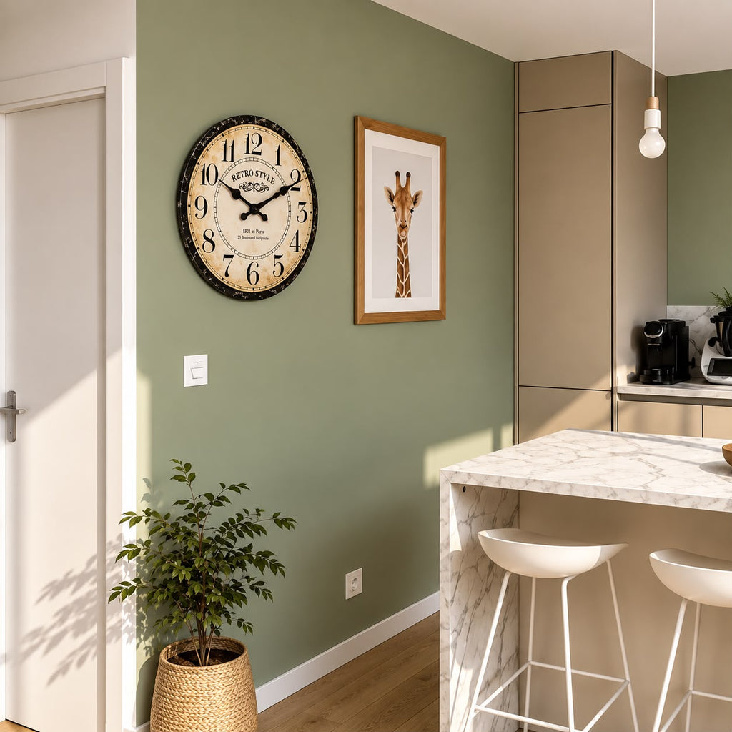 Horloge Murale Vintage Bois | Retro style