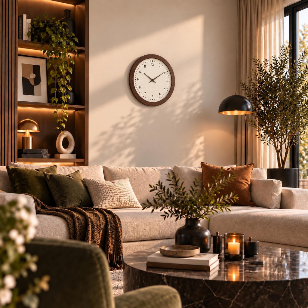 Horloge Murale Vintage Bois | Tempo