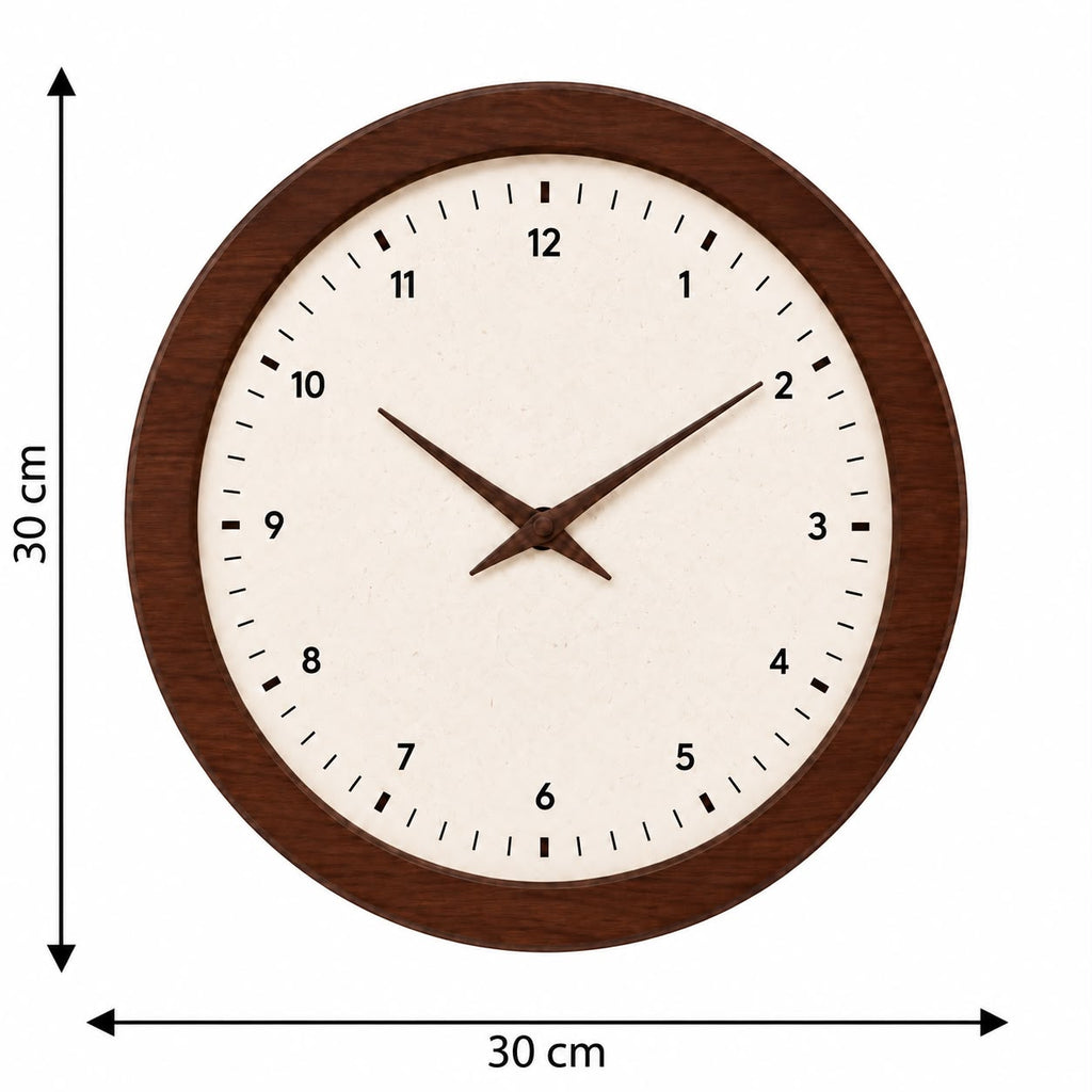 Horloge Murale Vintage Bois | Tempo