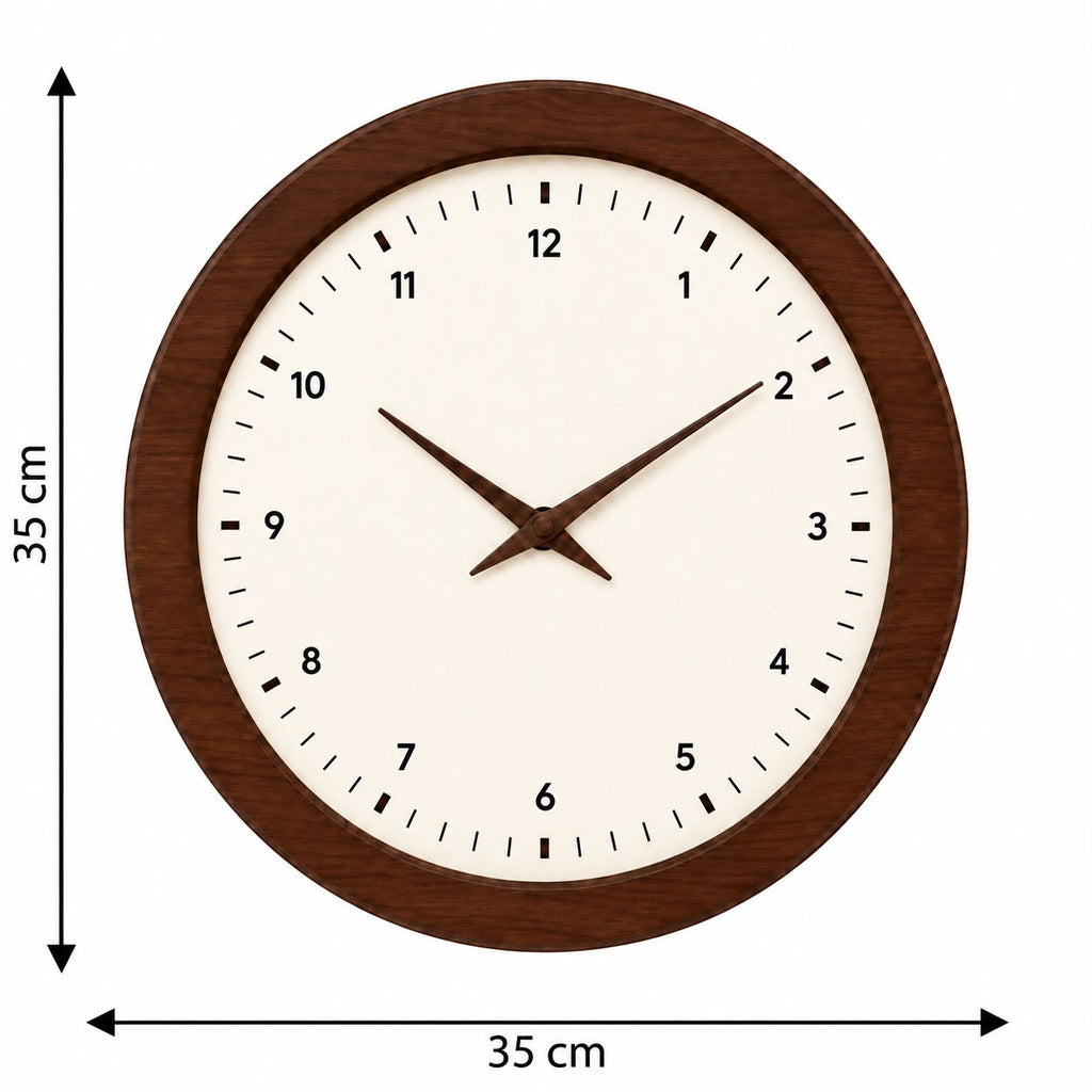 Horloge Murale Vintage Bois | Tempo