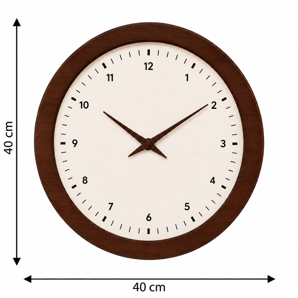 Horloge Murale Vintage Bois | Tempo