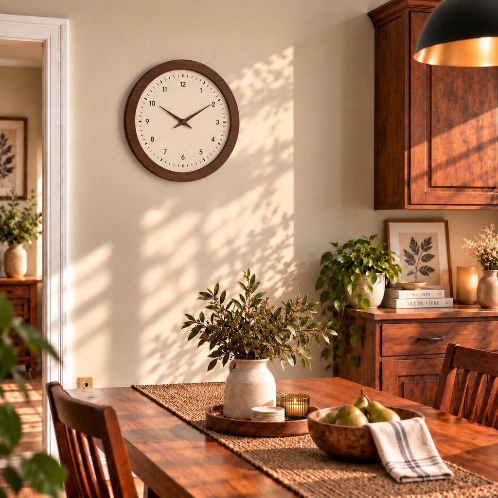 Horloge Murale Vintage Bois | Tempo