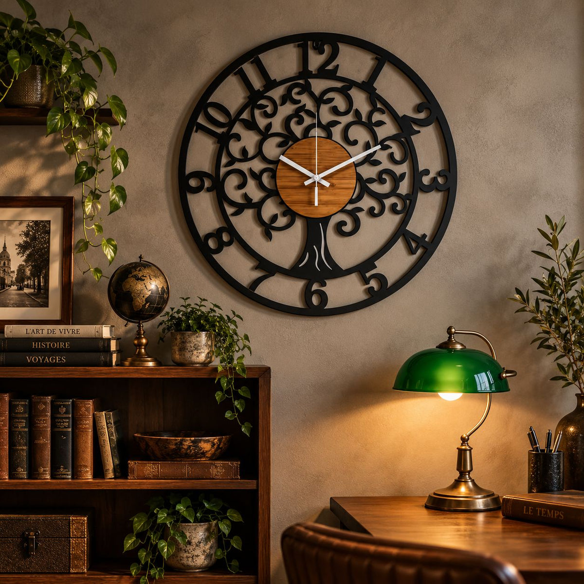 Horloge Murale Design Métal | Forest