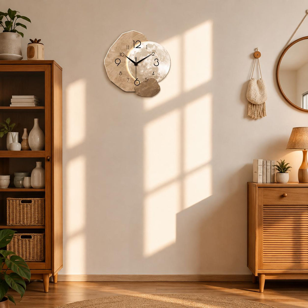 Horloge Murale Design Bois | Lunar