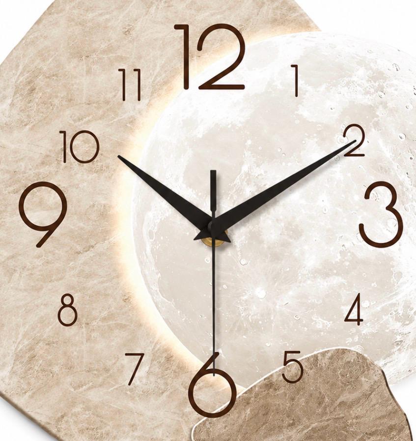 Horloge Murale Design Bois | Lunar