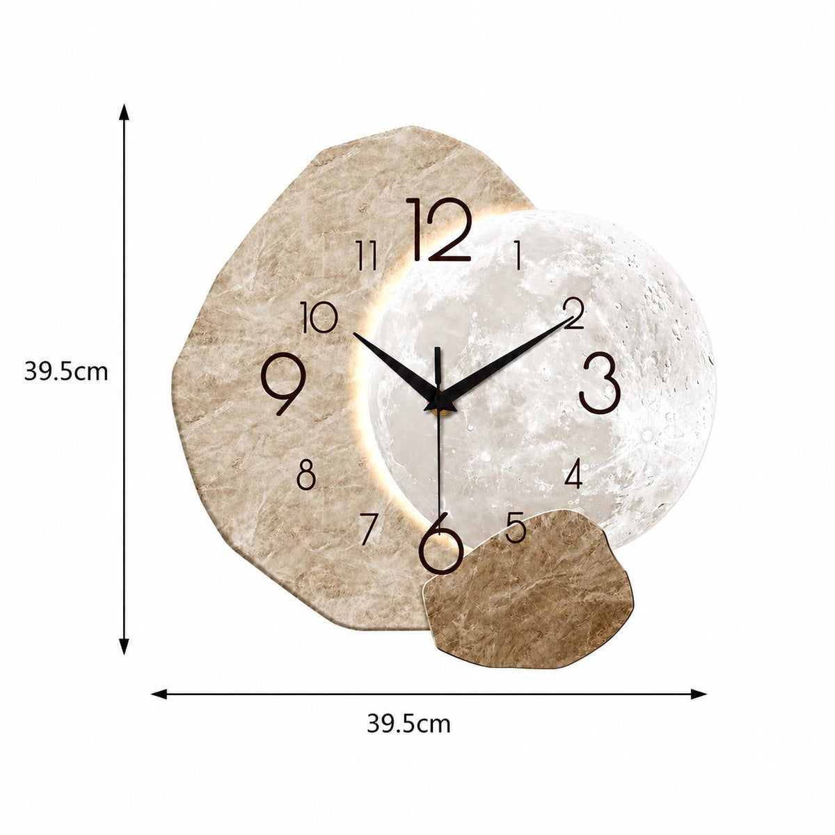 Horloge Murale Design Bois | Lunar