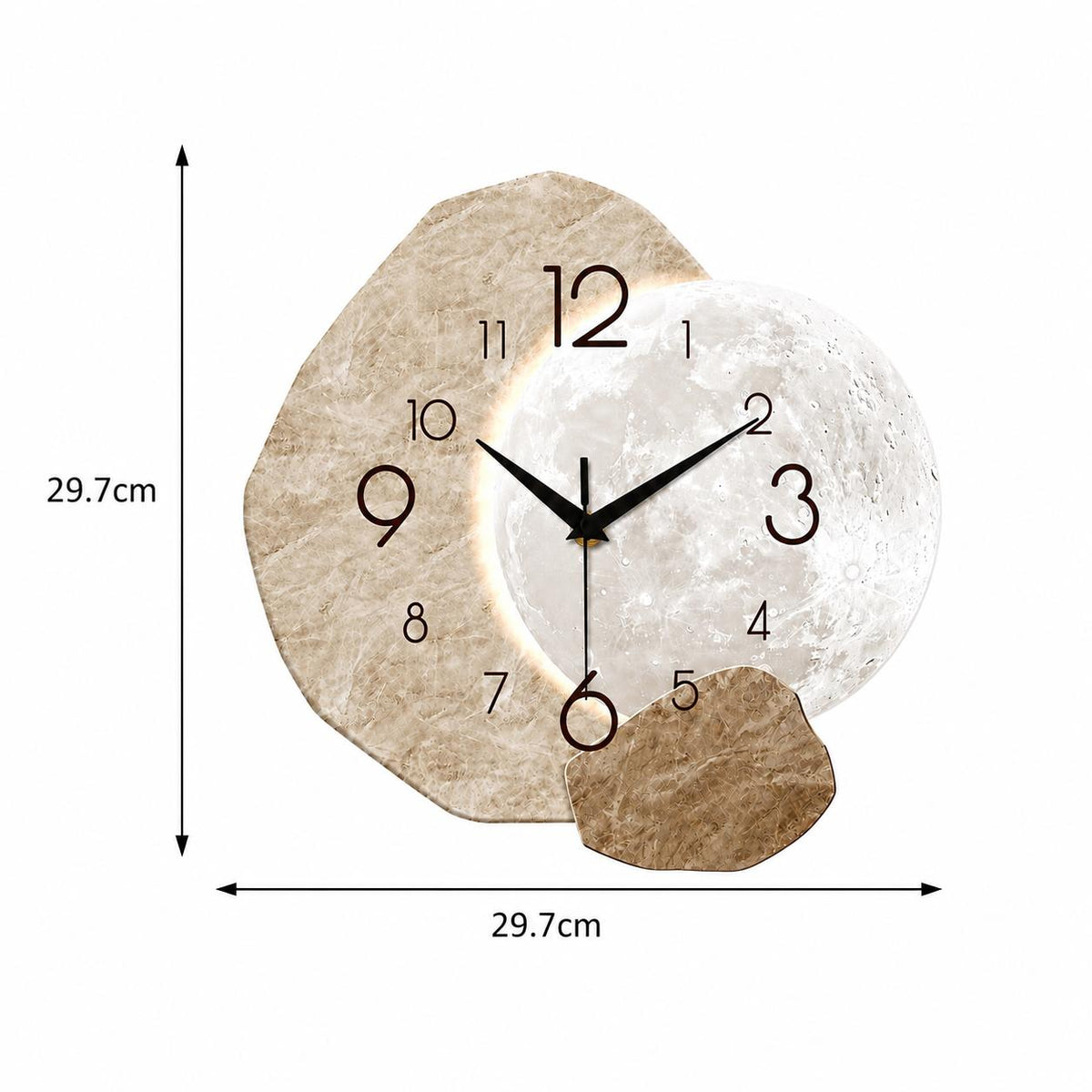 Horloge Murale Design Bois | Lunar