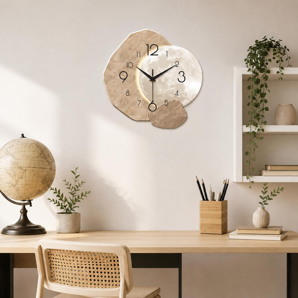Horloge Murale Design Bois | Lunar