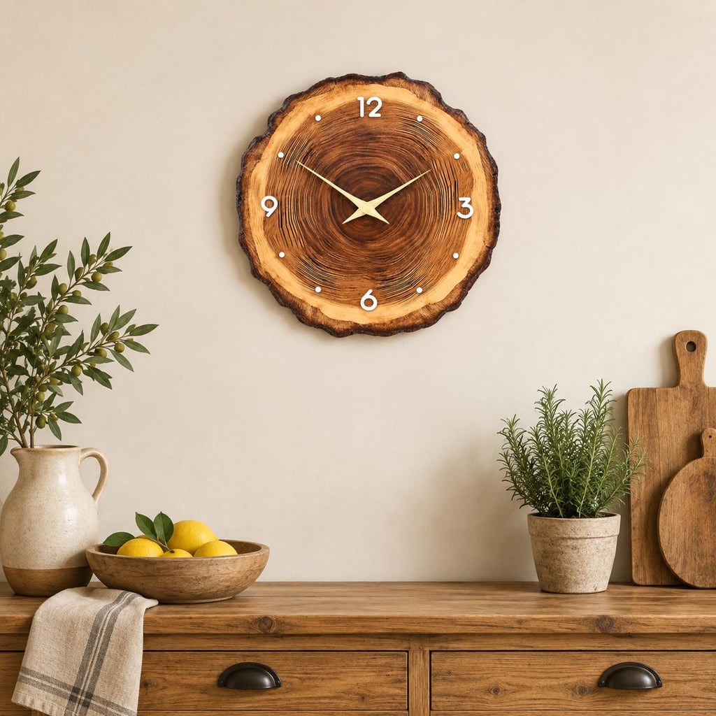 Horloge Murale Design Bois | Oak