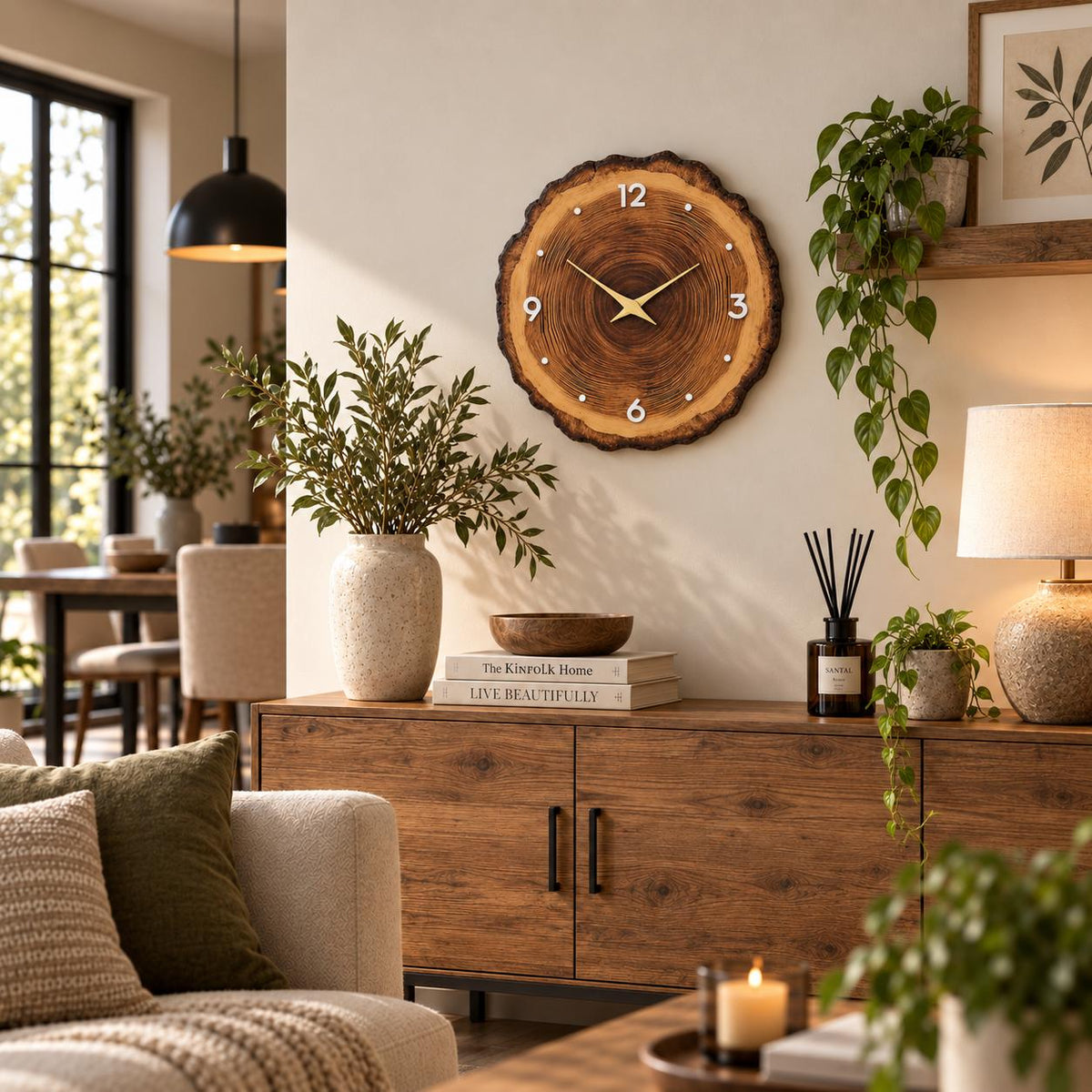 Horloge Murale Design Bois | Oak