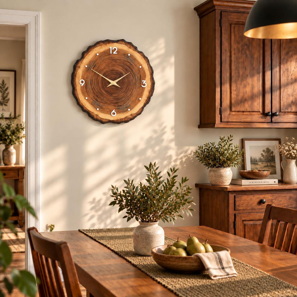 Horloge Murale Design Bois | Oak