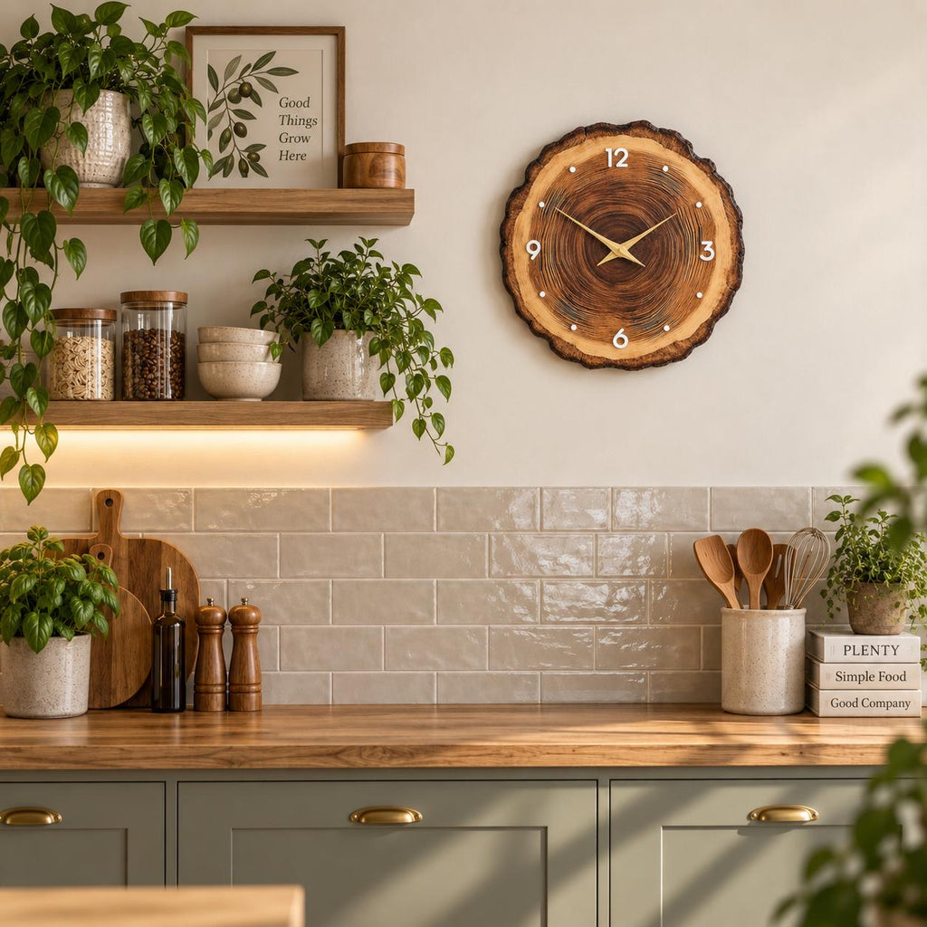 Horloge Murale Design Bois | Oak
