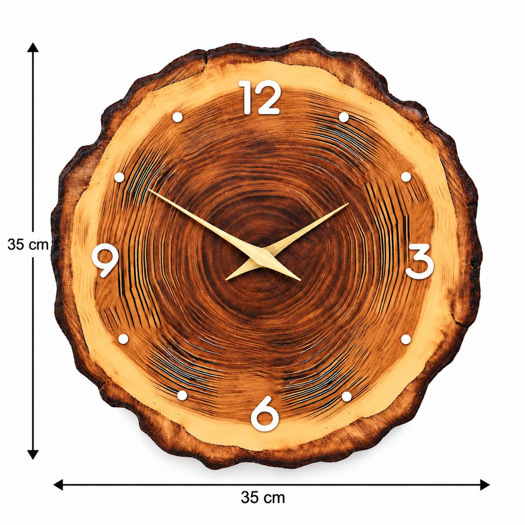 Horloge Murale Design Bois | Oak