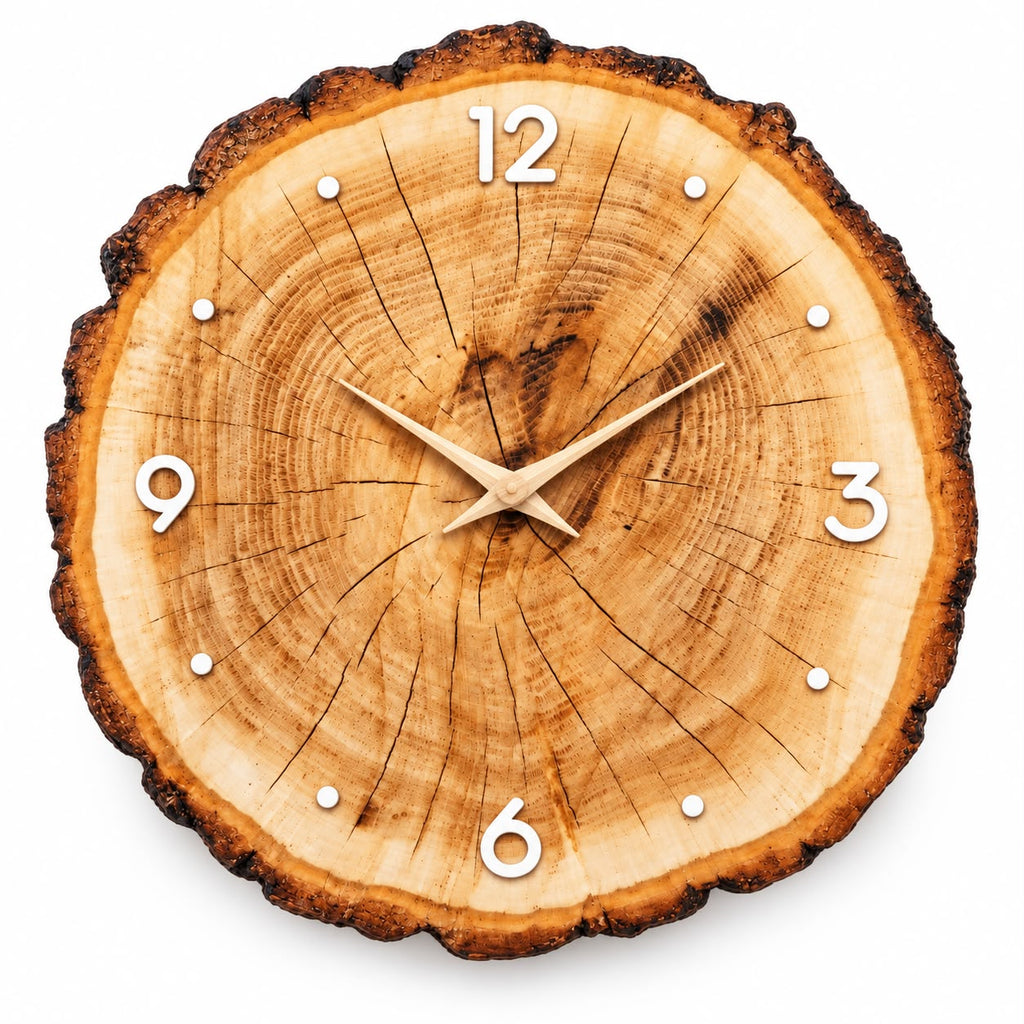 Horloge Murale Design Bois | Séquoia