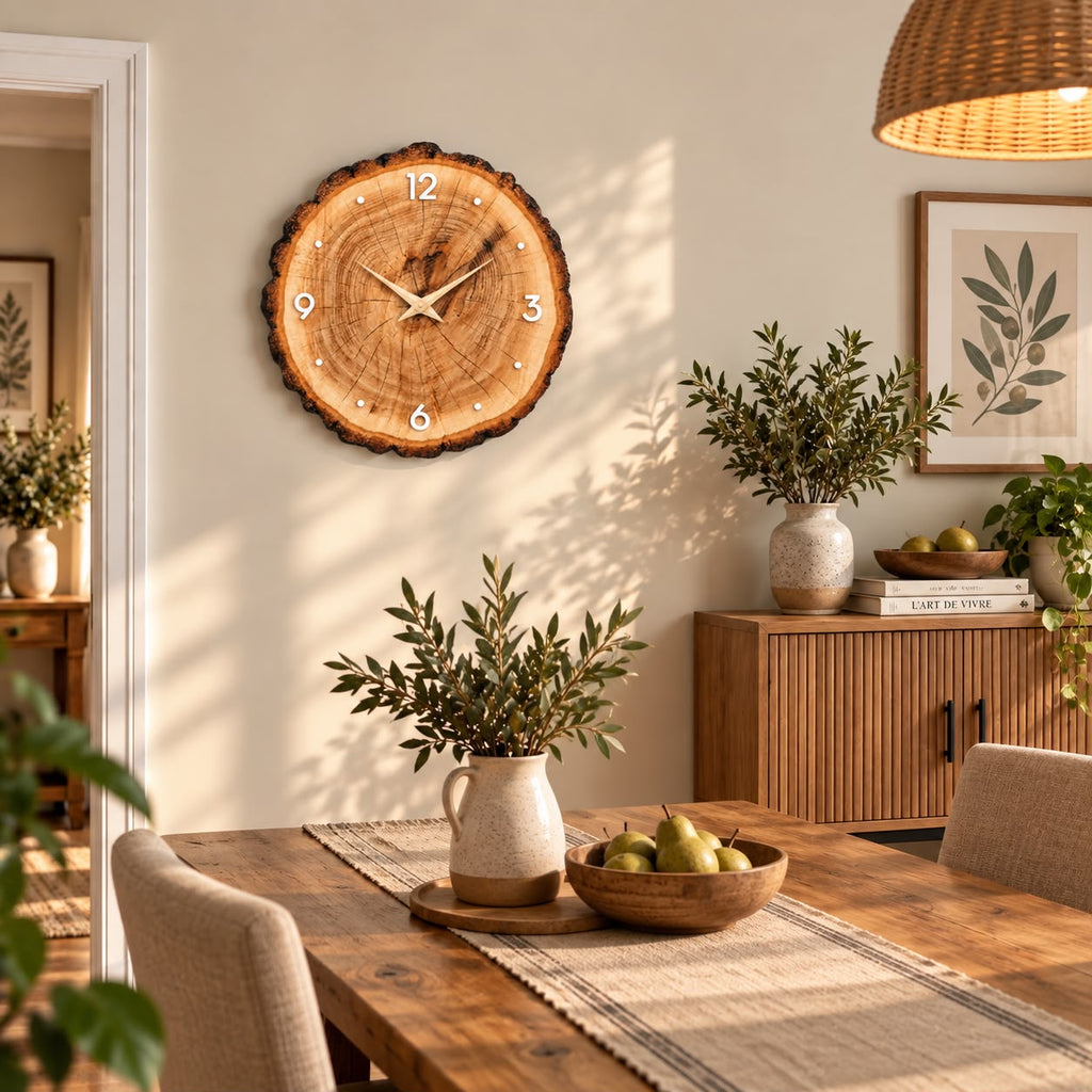 Horloge Murale Design Bois | Séquoia