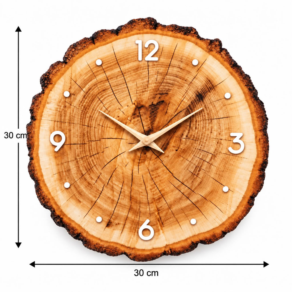 Horloge Murale Design Bois | Séquoia