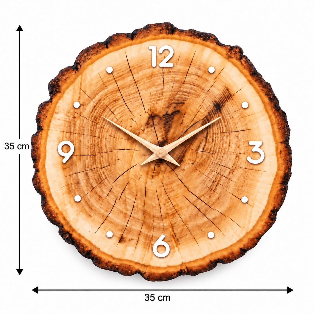 Horloge Murale Design Bois | Séquoia