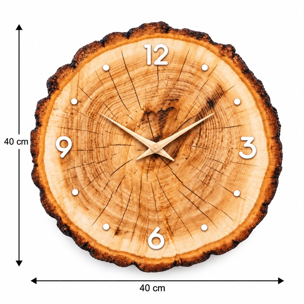 Horloge Murale Design Bois | Séquoia