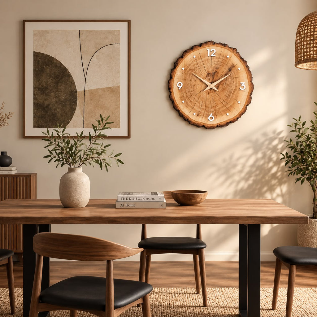 Horloge Murale Design Bois | Séquoia
