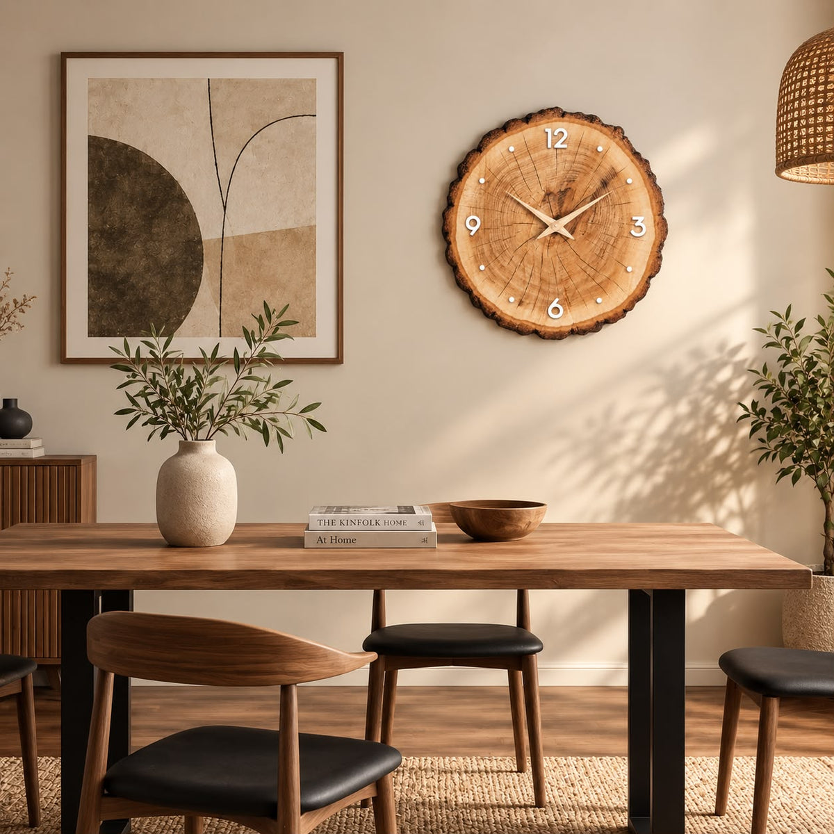 Horloge Murale Design Bois | Séquoia