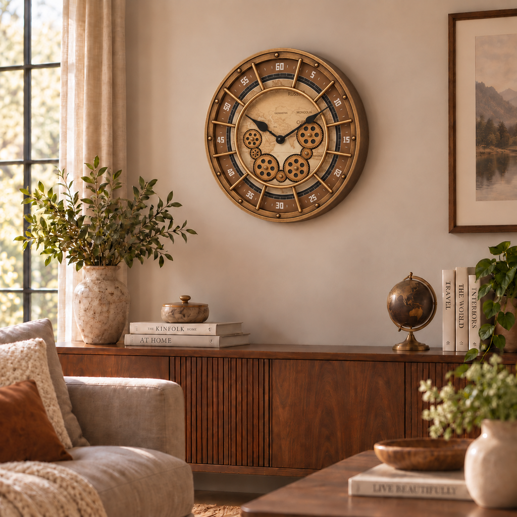 Horloge Murale Vintage Acrylique | Engine
