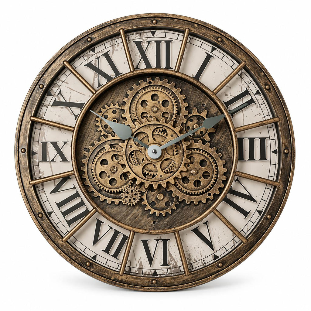 Horloge Murale Vintage Acrylique | Héritage
