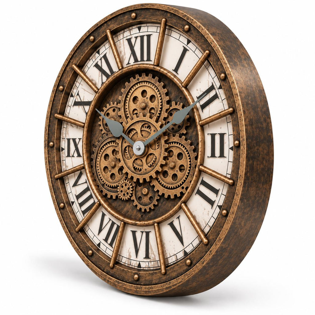 Horloge Murale Vintage Acrylique | Héritage