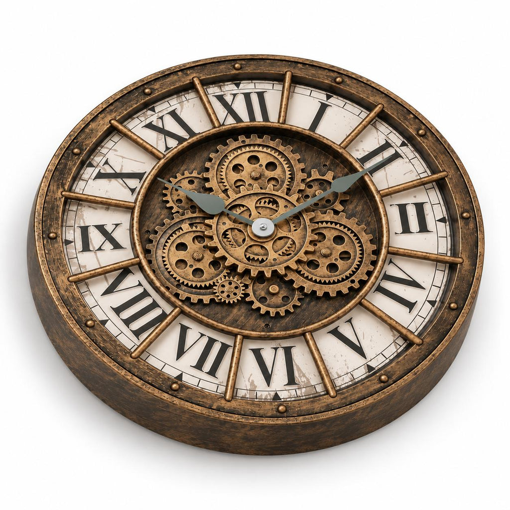 Horloge Murale Vintage Acrylique | Héritage