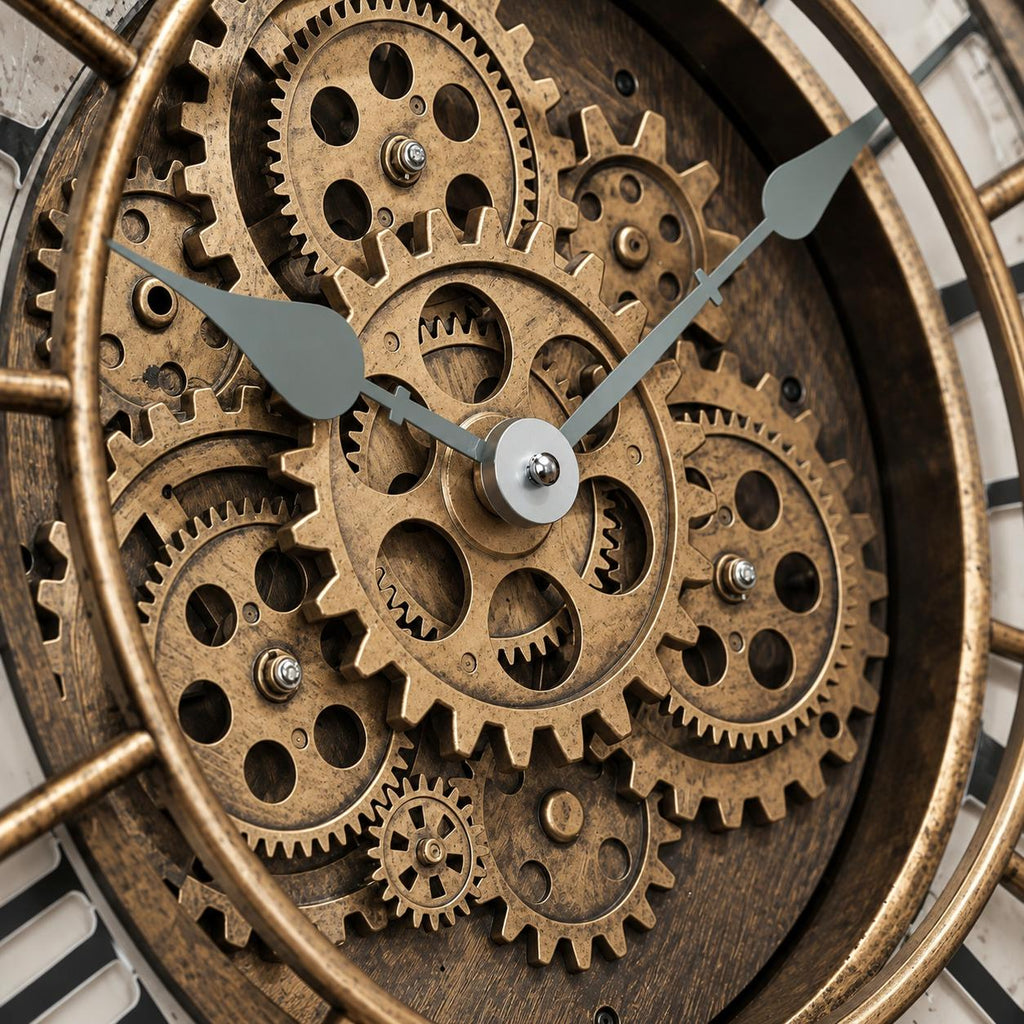 Horloge Murale Vintage Acrylique | Héritage
