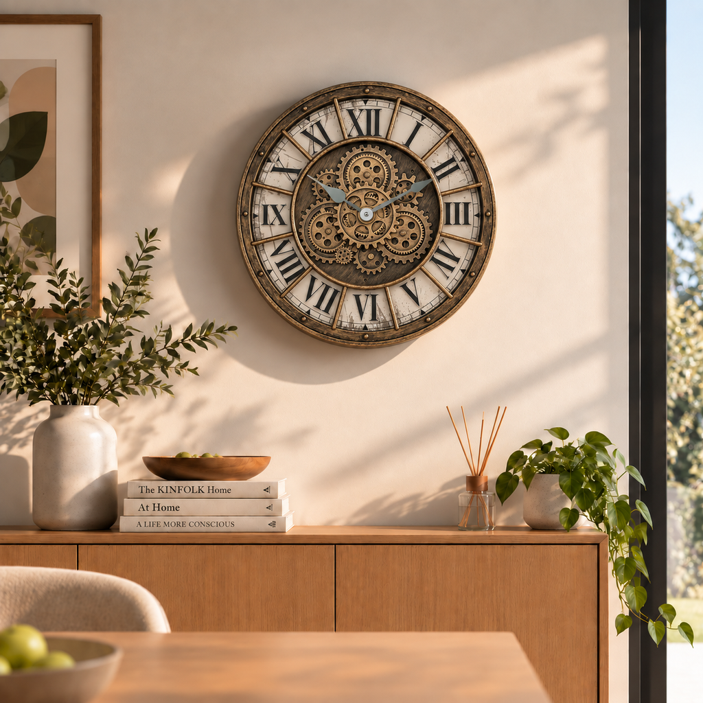 Horloge Murale Vintage Acrylique | Héritage