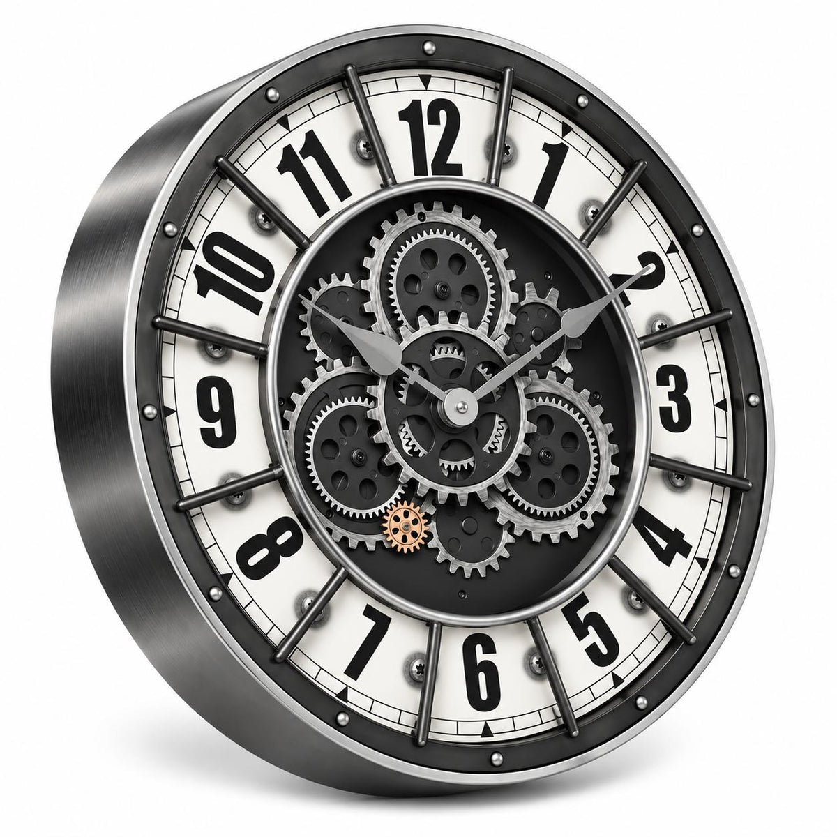 Horloge Murale Vintage Acrylique | Mechanic