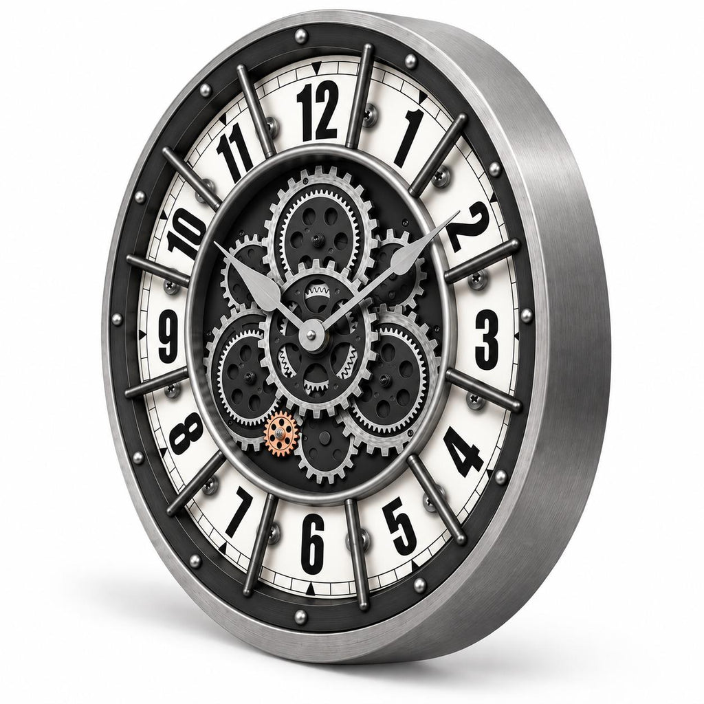 Horloge Murale Vintage Acrylique | Mechanic