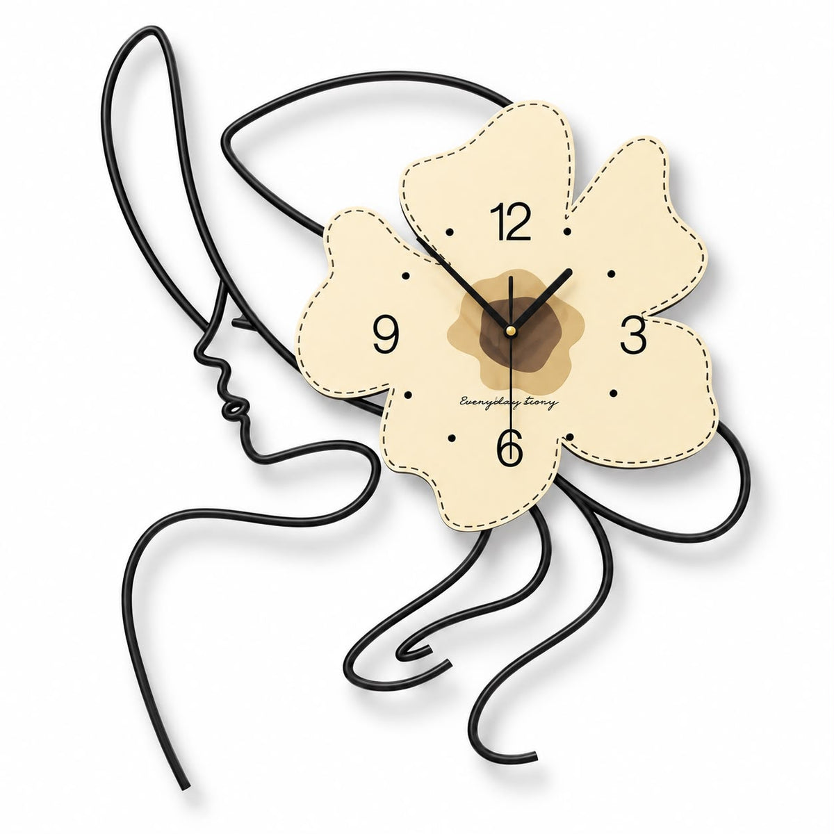 Horloge Murale Design Métal Bois | Vanilla