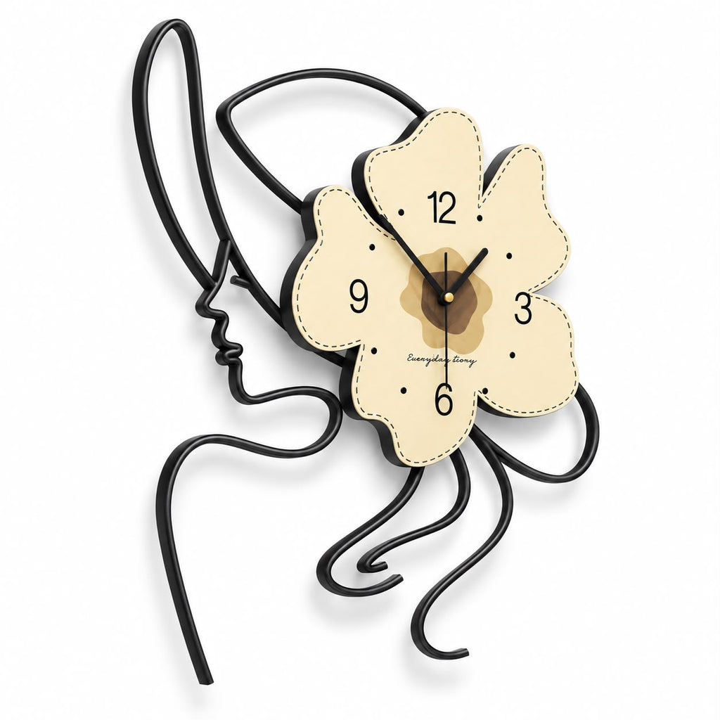 Horloge Murale Design Métal Bois | Vanilla