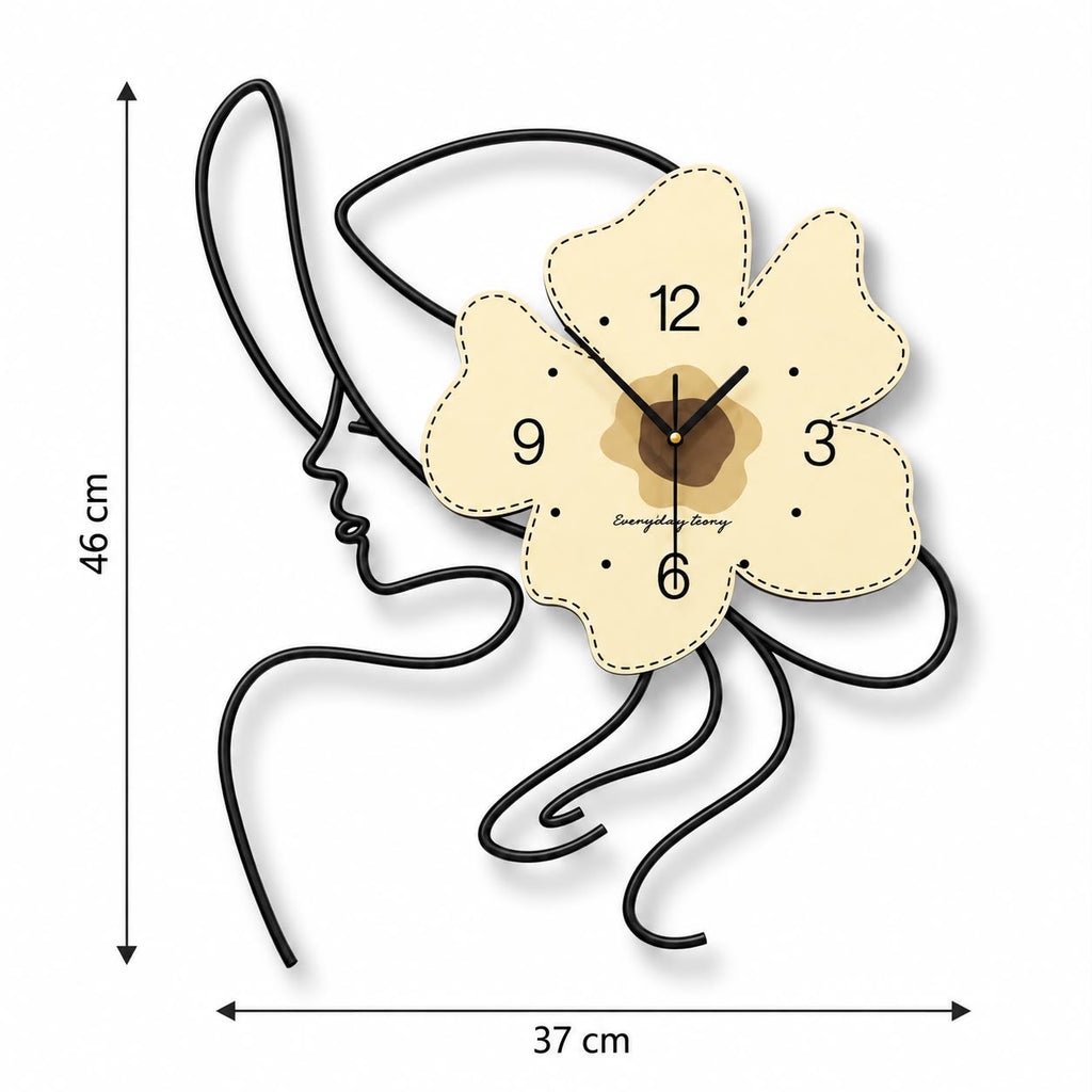 Horloge Murale Design Métal Bois | Vanilla